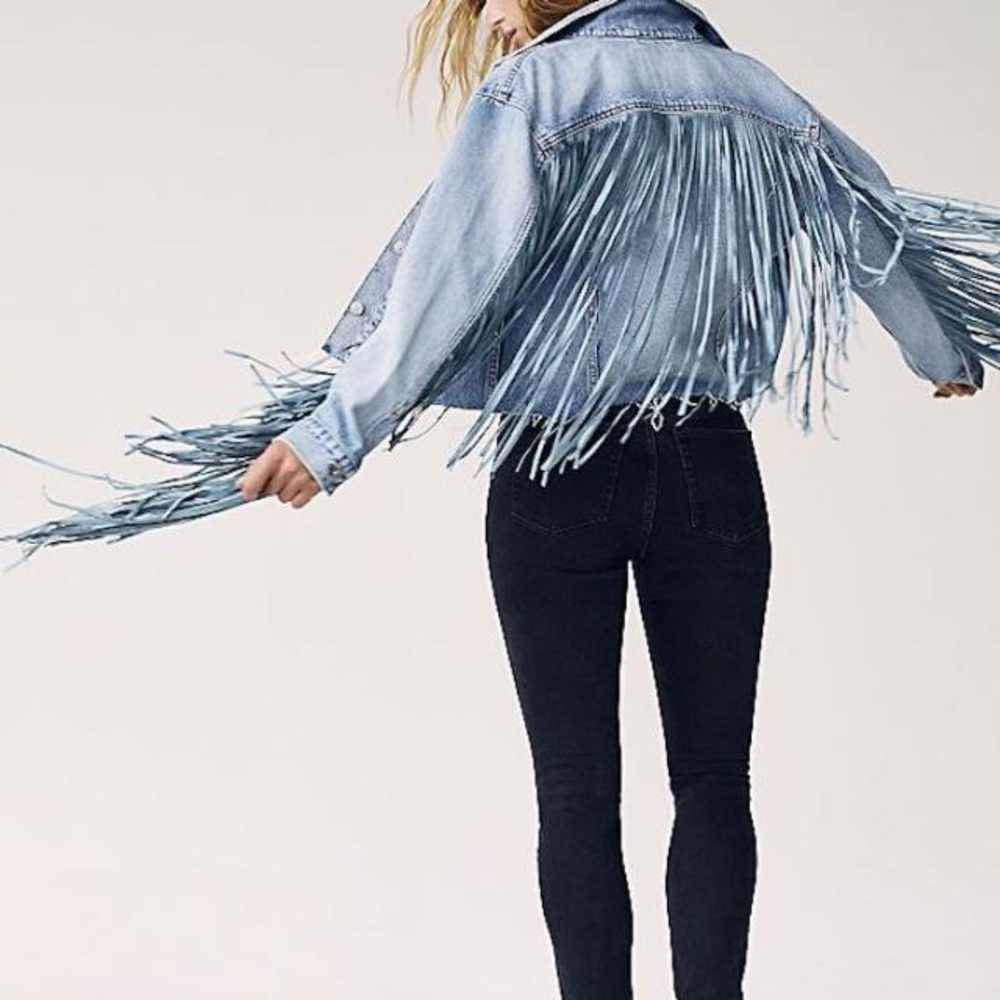 Fringe Denim Jacket